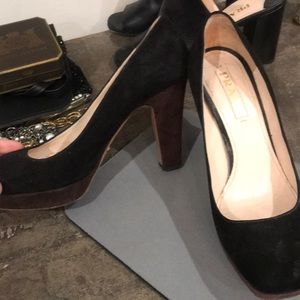 Prada Brown and Black Heels